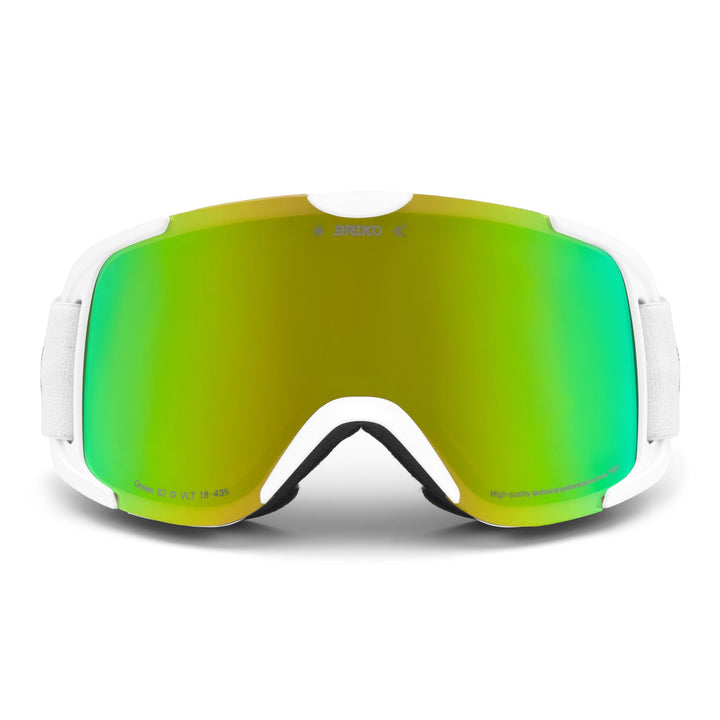 Unisex White Ski Goggles with Anti-Fog and UV Protection 1