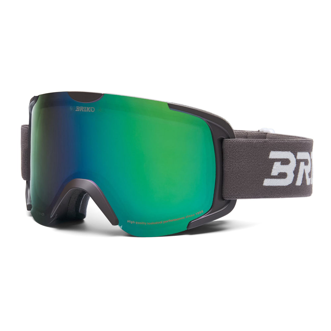 Unisex Brown Ski Goggles with Anti-Fog and UV Protection main
