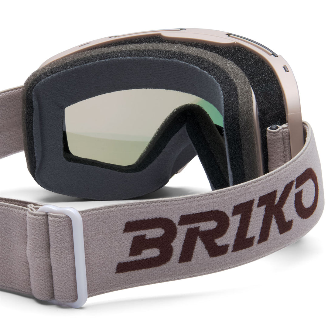 Beige Unisex Ski Goggles with Anti-Fog and UV Protection main