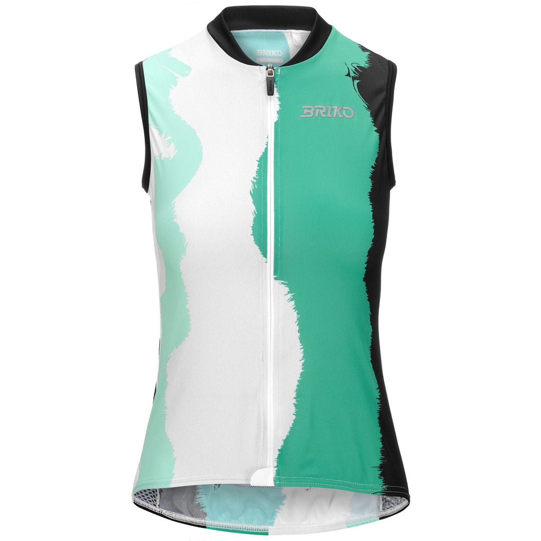 Black Women's Lightweight Cycling Tank Top with Breathability 01