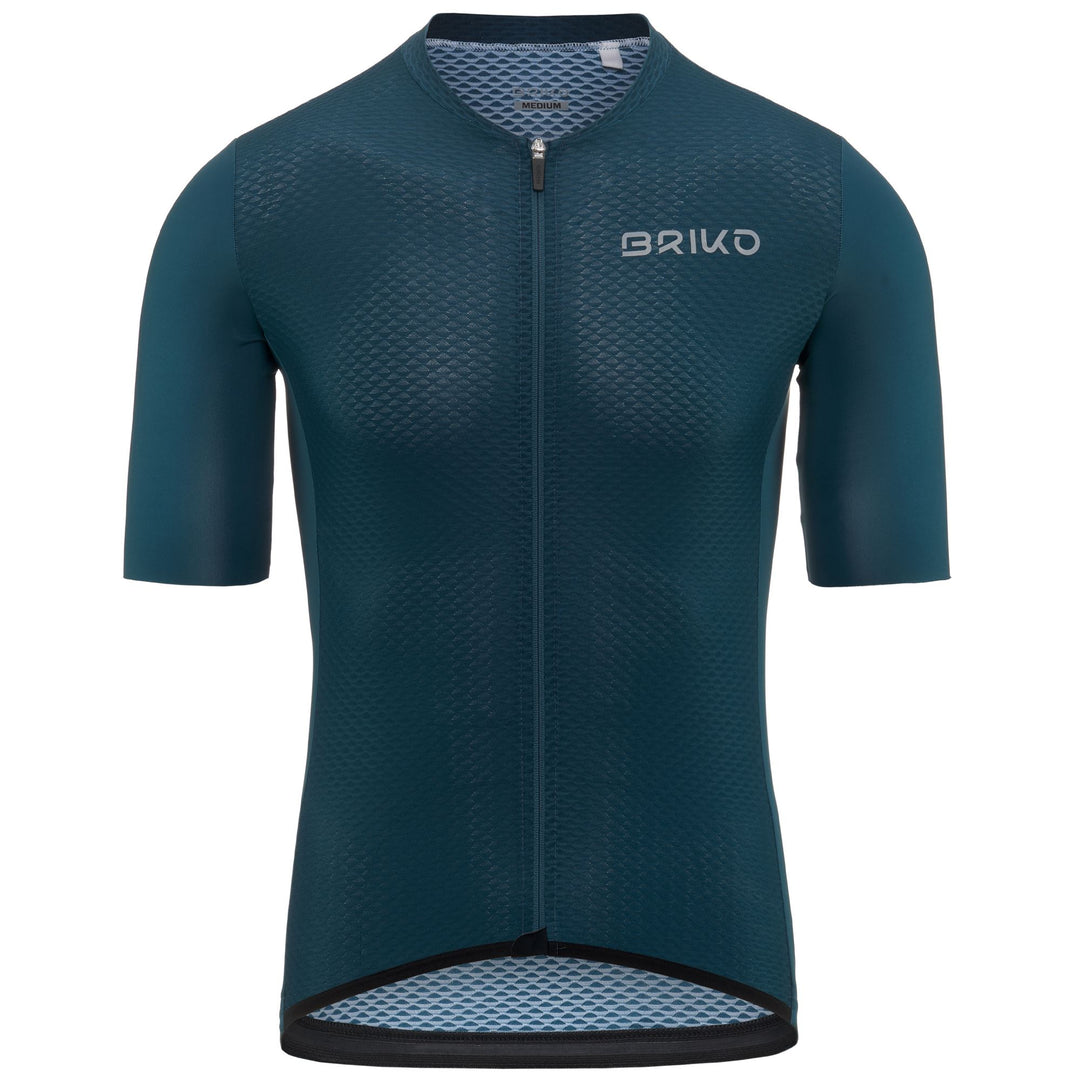 Blue Men's Cycling Jersey for Road Riding 01