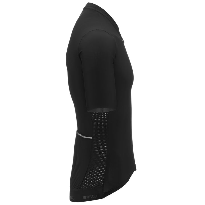 Maillot de cyclisme noir pour homme, idéal pour les courses sur route 2