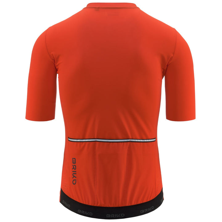 Maglia da ciclismo arancione da uomo per corse su strada 3