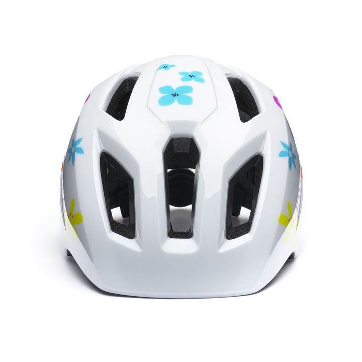 Kid's Grey and White Cycling Helmet with Rechargeable LED 3