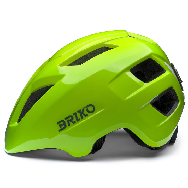 Kid's Green Cycling Helmet with Ventilation and Rechargeable LED 2