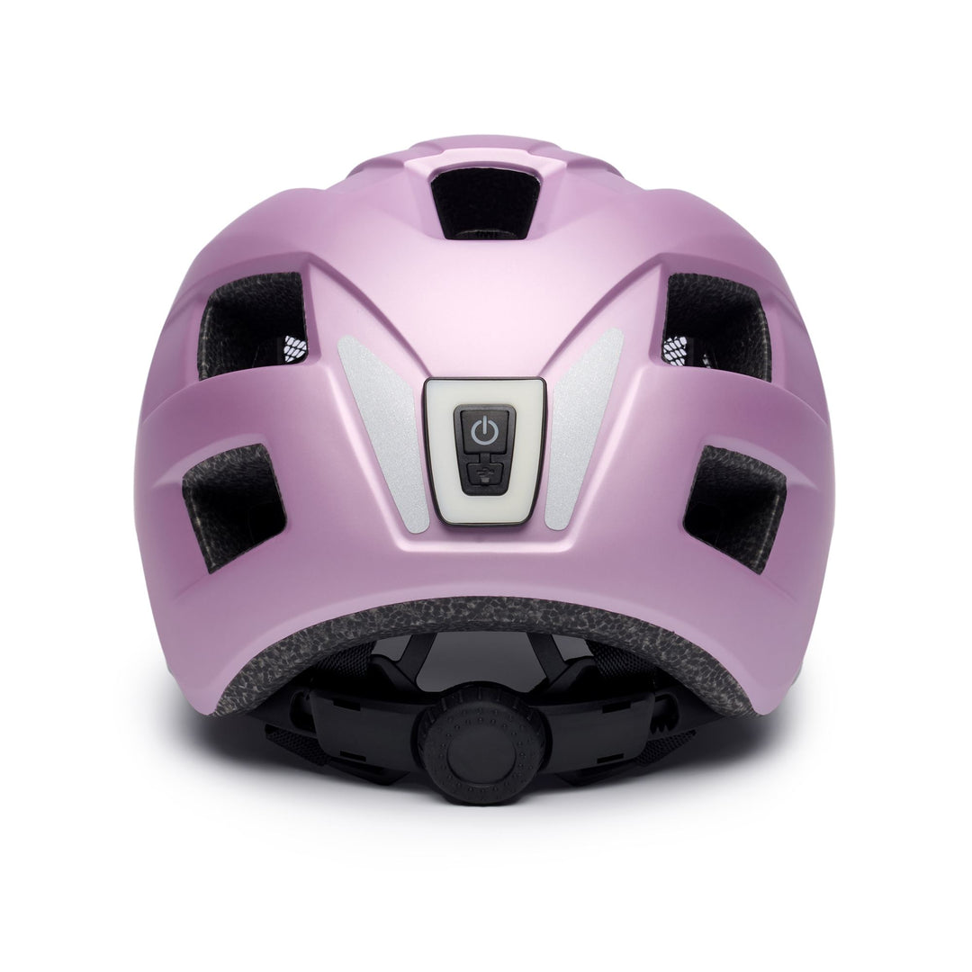 Kid's Violet and Pink Cycling Helmet with Rechargeable LED main