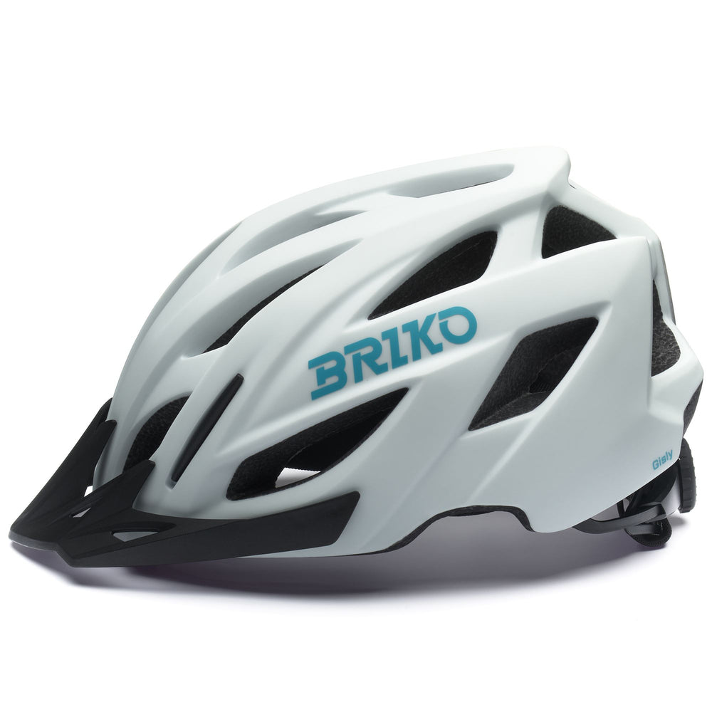 Unisex Grey and Blue Mountain Bike Helmet with Ventilation and Padding 02