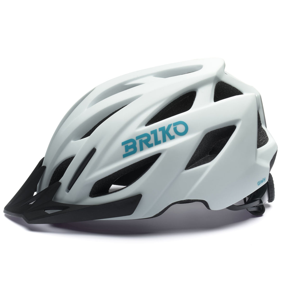 Unisex Grey and Blue Mountain Bike Helmet with Ventilation and Padding main