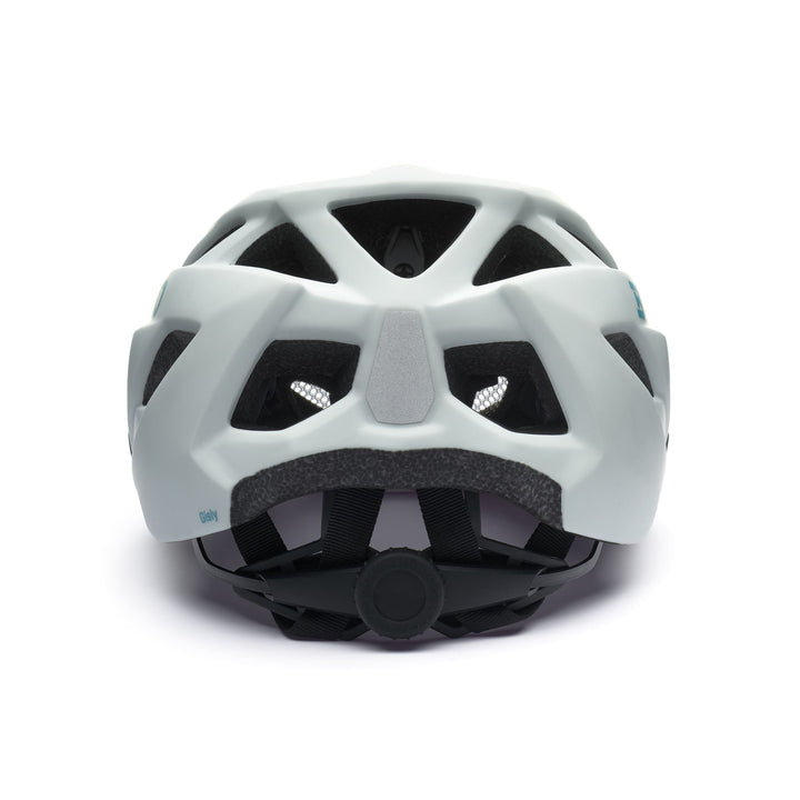 Unisex Grey and Blue Mountain Bike Helmet with Ventilation and Padding 4