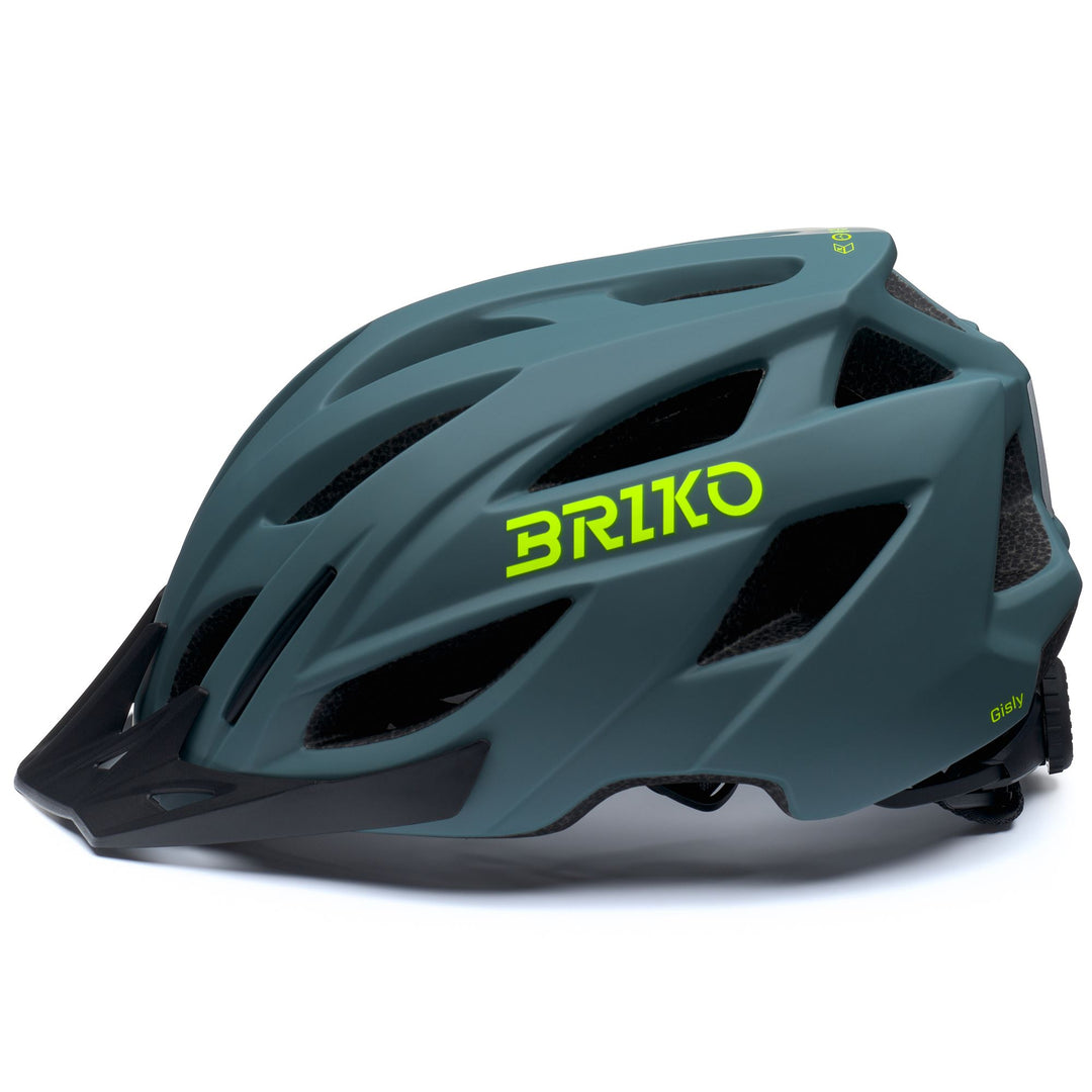 Unisex Green and Yellow Cycling Helmet for Mountain Biking main