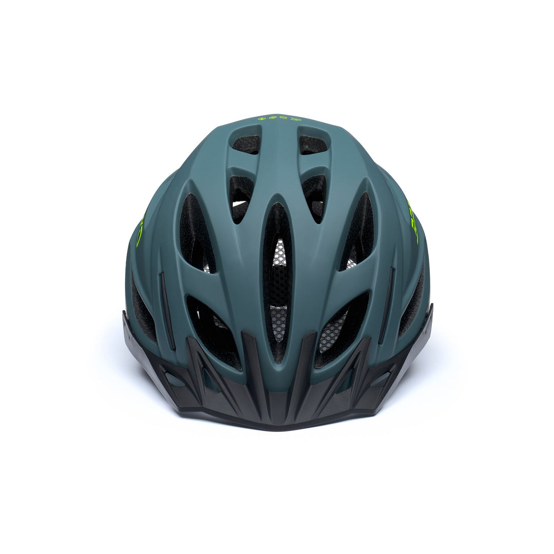 Unisex Green and Yellow Cycling Helmet for Mountain Biking main