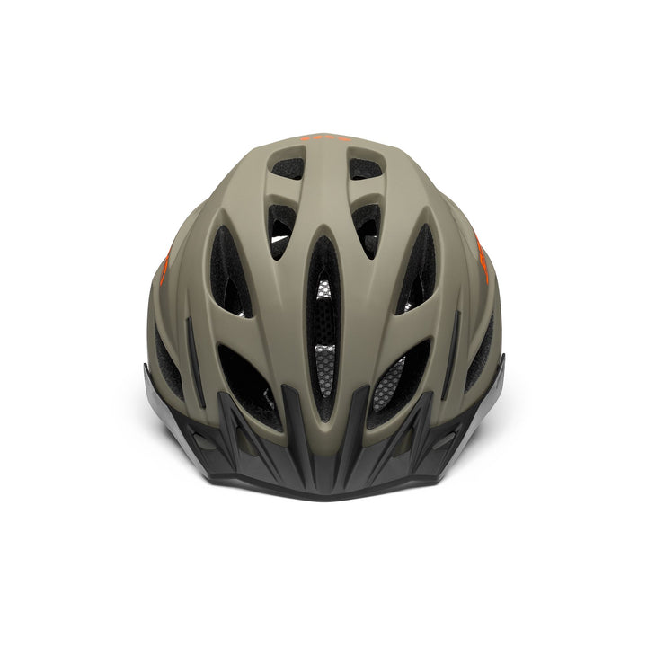 Unisex Yellow and Brown Cycling Helmet with Ventilation Features 3
