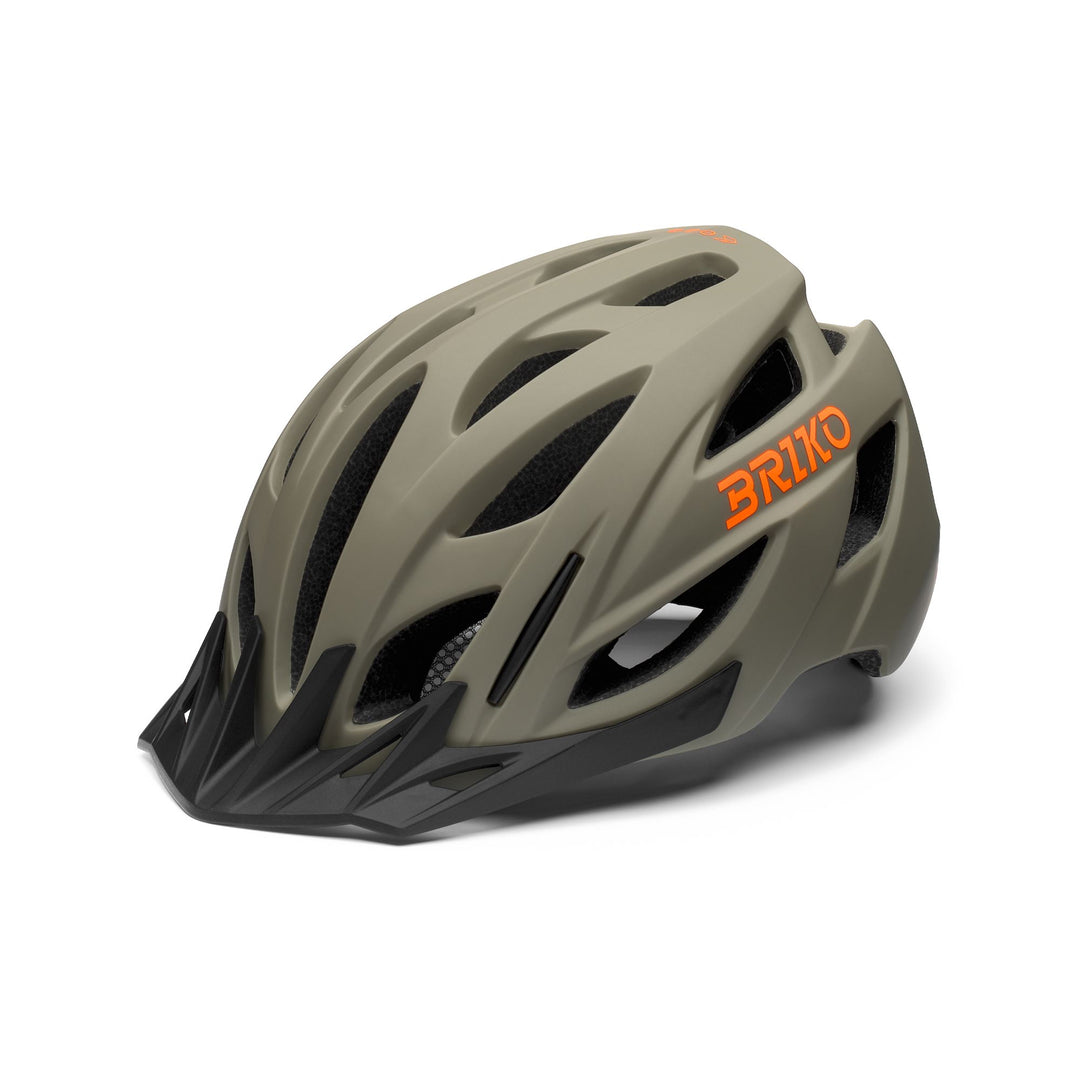 GISLY - Helmets - Helmet - Unisex - Matt Scarlet Brown-Neon Fluo 01