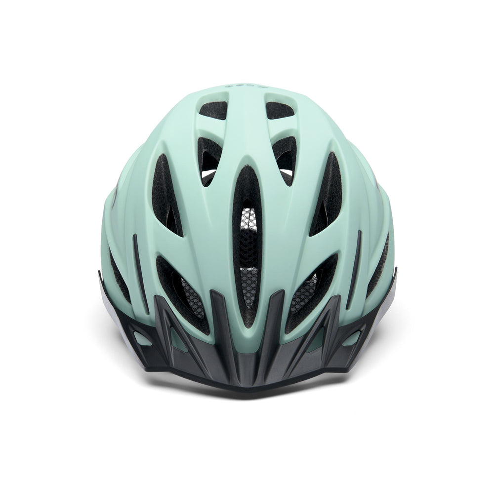 Casque de vélo unisexe vert et gris pour VTT 02