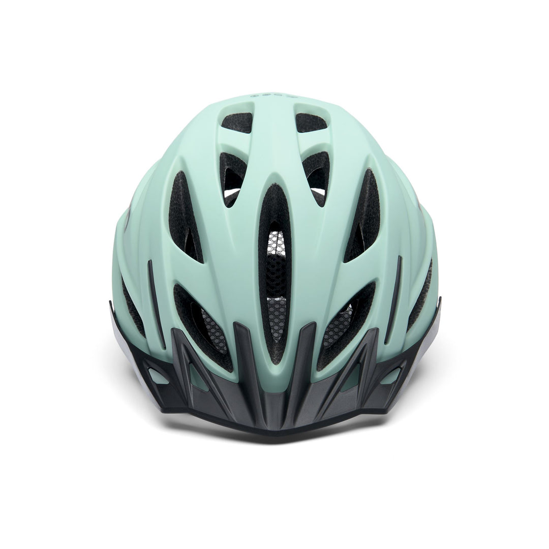 Casco da ciclismo unisex verde e grigio per mountain bike main