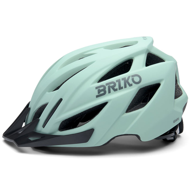 Casco da ciclismo unisex verde e grigio per mountain bike 2