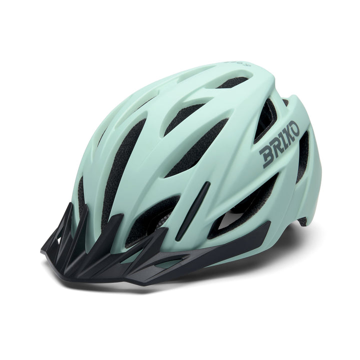 Casco da ciclismo unisex verde e grigio per mountain bike 1