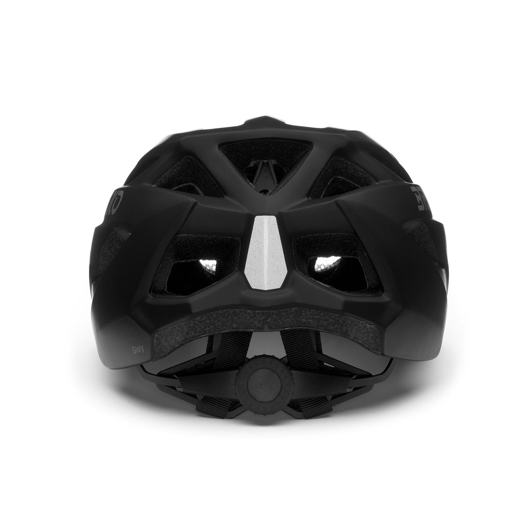 Helmets Unisex GISLY Helmet MATT BLACK Dressed Back (jpg Rgb)		