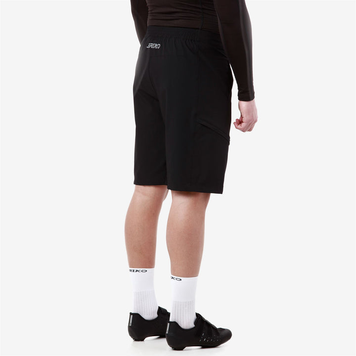 Black Men's Cycling Shorts with Padding for Outdoor Activities 6