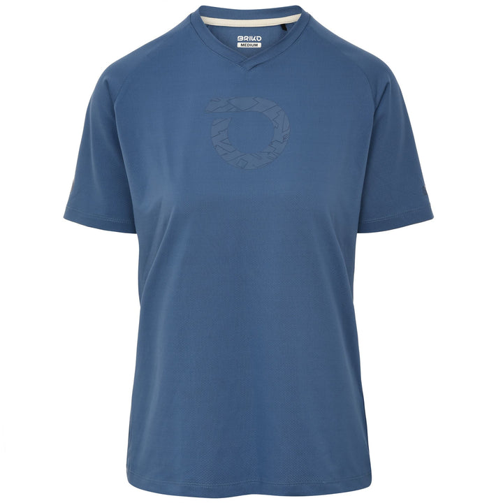 Blue Women's Cycling Jersey for Mountain Biking 1