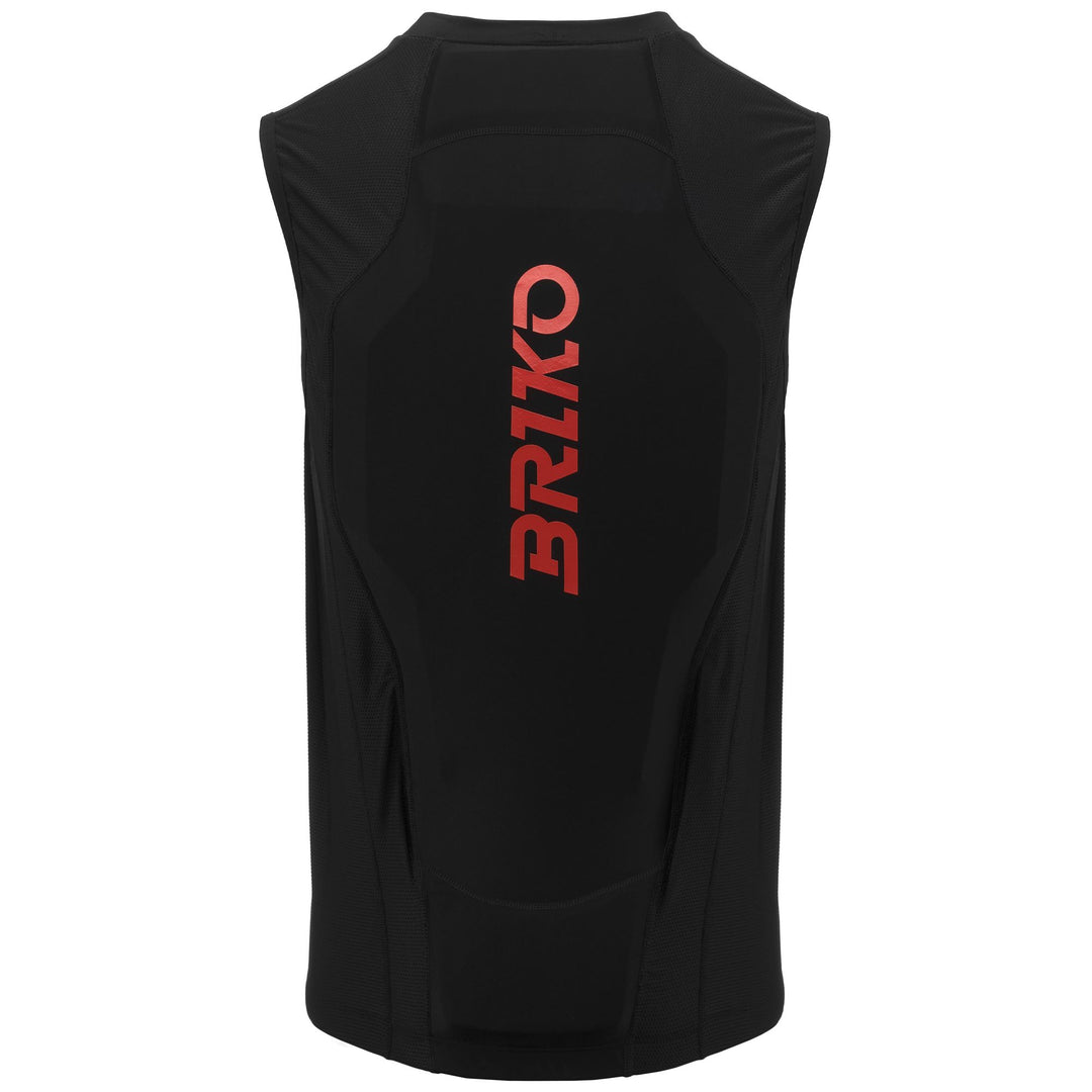 Paraschiena da sci unisex nero con design traspirante main