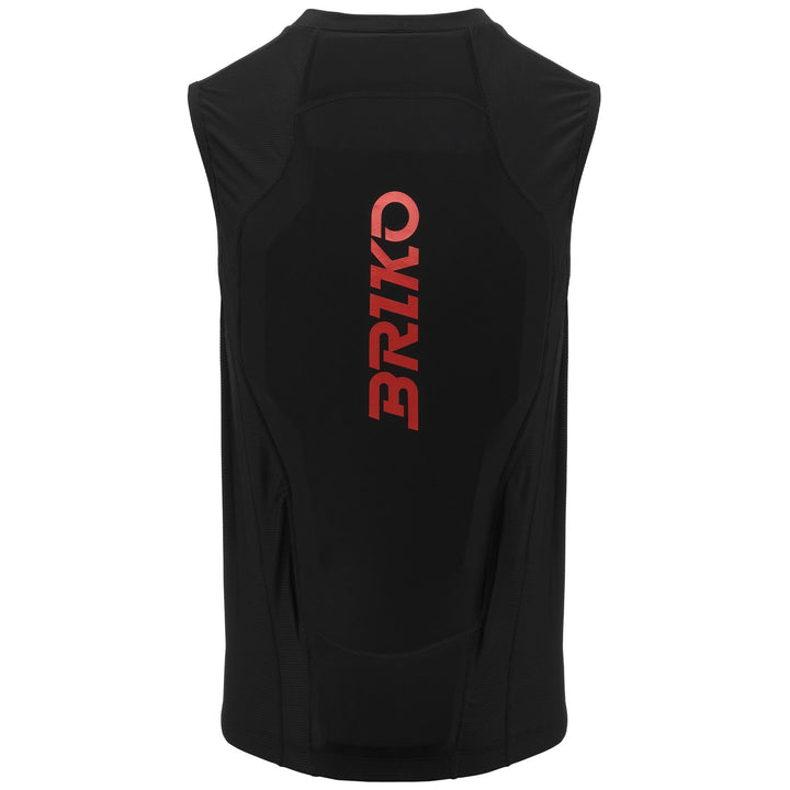Paraschiena da sci unisex nero con design traspirante 2
