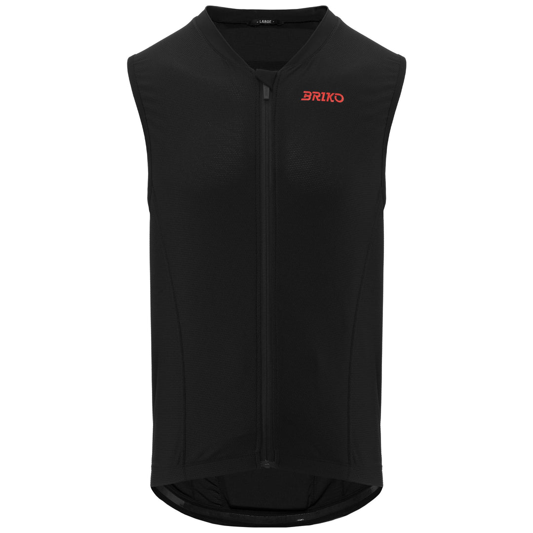 Paraschiena da sci unisex nero con design traspirante main