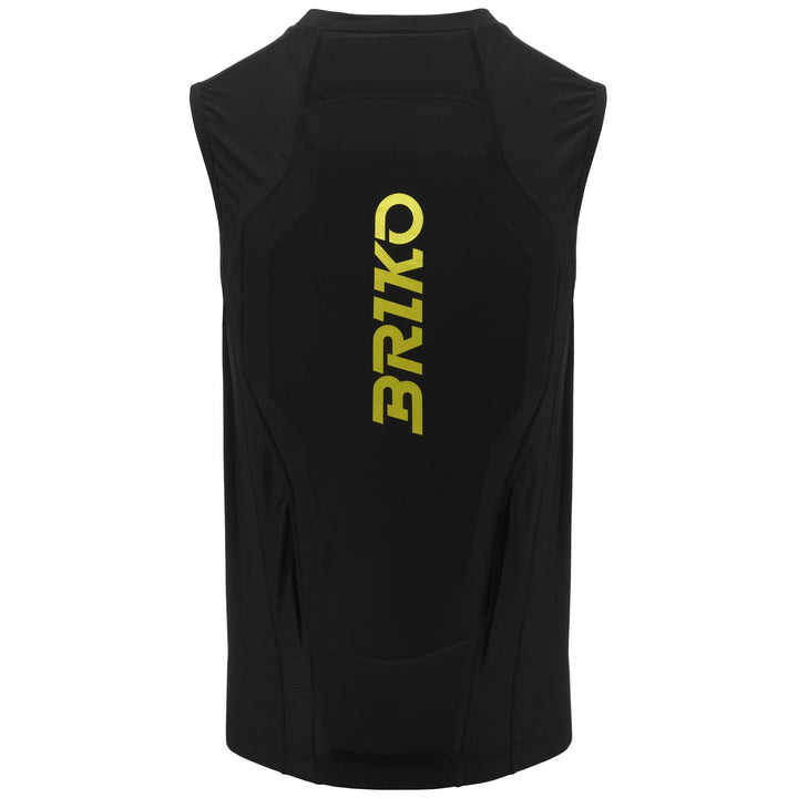 Paraschiena unisex da sci nero con rete traspirante e imbottitura rimovibile 2