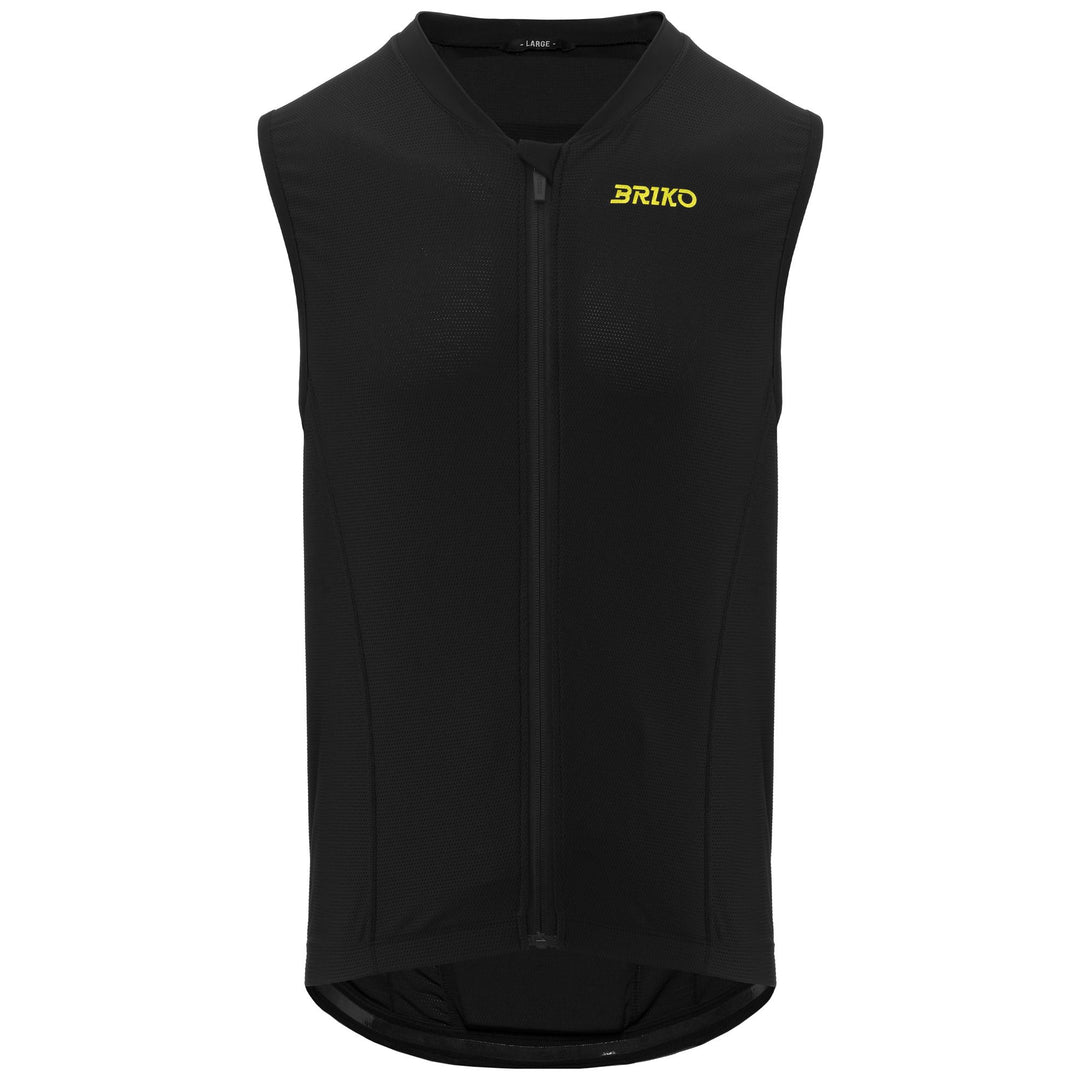Unisex Black Ski Back Protector with Breathable Mesh and Removable Padding 01