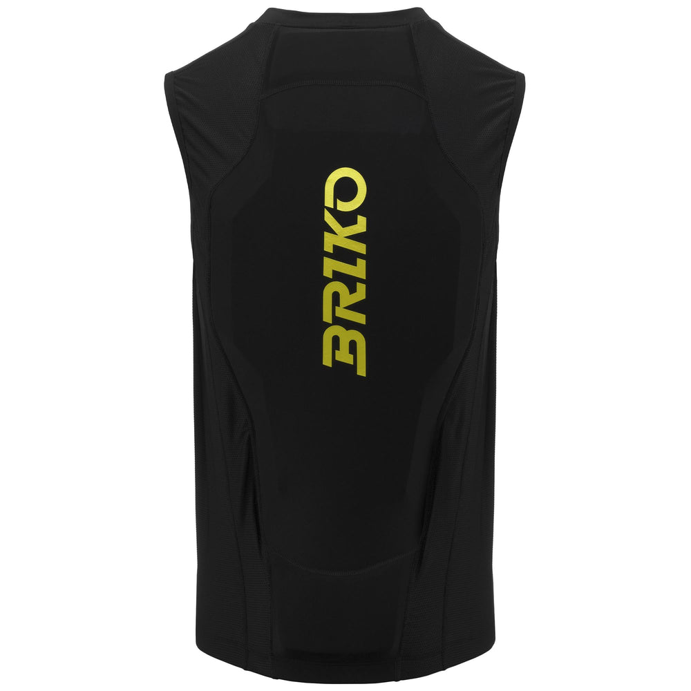 Unisex Black Ski Back Protector with Breathable Mesh and Removable Padding 02