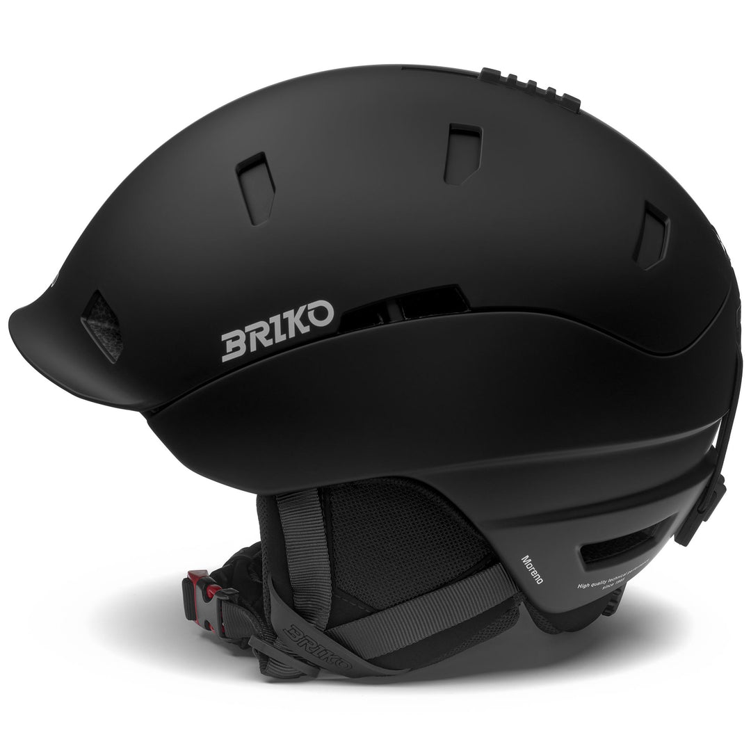 Unisex Black and White Ski Helmet with Adjustable Ventilation main