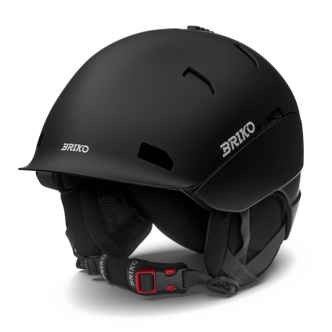 Unisex Black and White Ski Helmet with Adjustable Ventilation 01