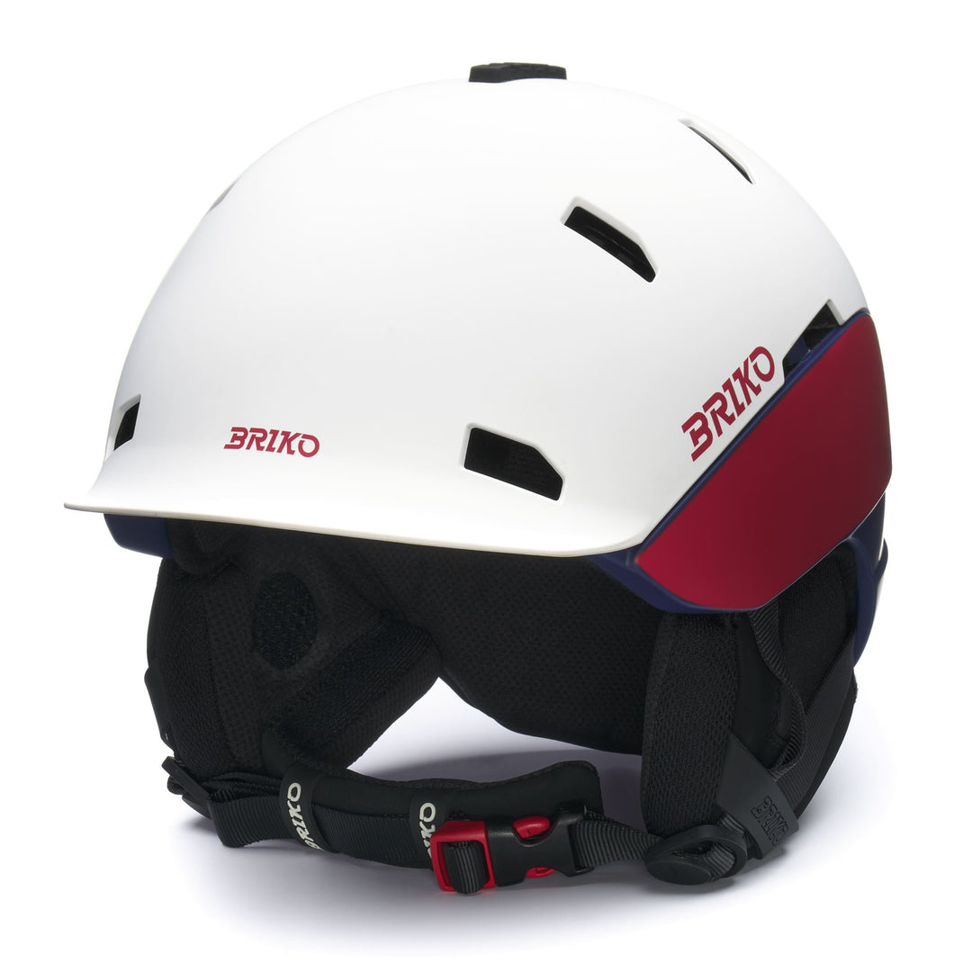 Casque de ski blanc unisexe avec ventilation réglable et tissu antibactérien 01