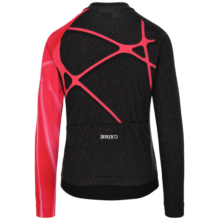 Black Women's Cycling Jersey for Winter Road Riding 3