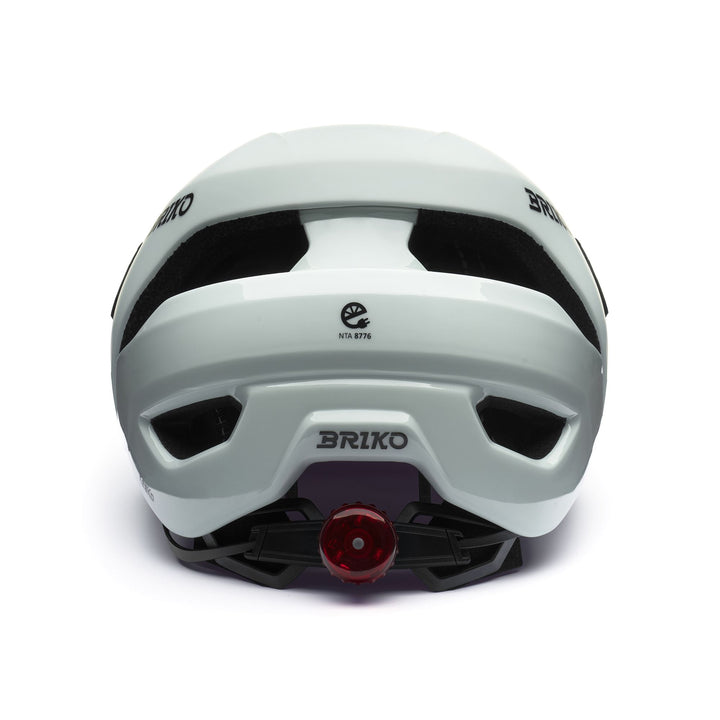 Unisex Grey Urban Cycling Helmet with LED and Reflective Details 4