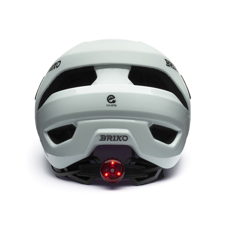 Unisex Grey Urban Cycling Helmet with LED and Reflective Details 5