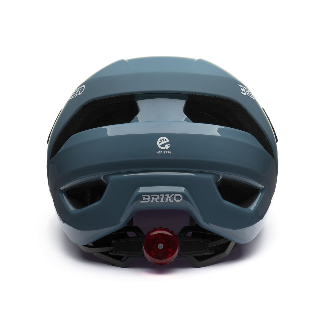 Unisex Blue Urban Cycling Helmet with Reflective Details main