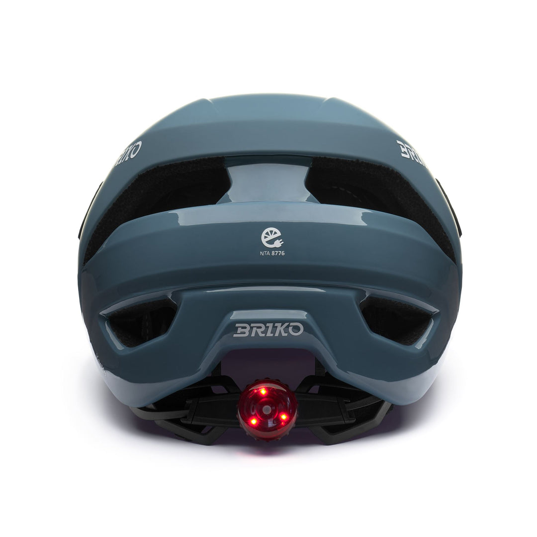 Unisex Blue Urban Cycling Helmet with Reflective Details main