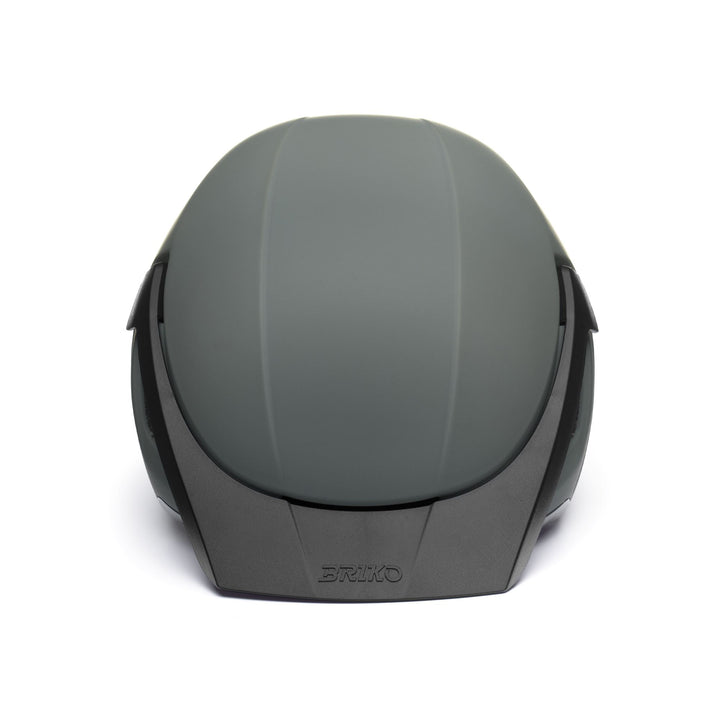 Unisex Grey and Green Urban Cycling Helmet with Reflective Details 3