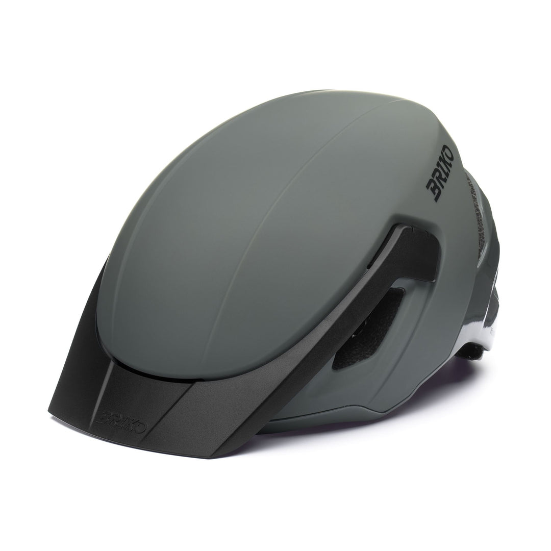 Unisex Grey and Green Urban Cycling Helmet with Reflective Details 01