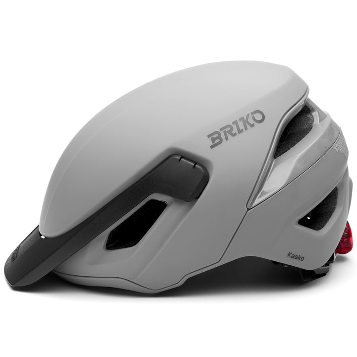 Casco da ciclismo urbano unisex grigio e citronella 2