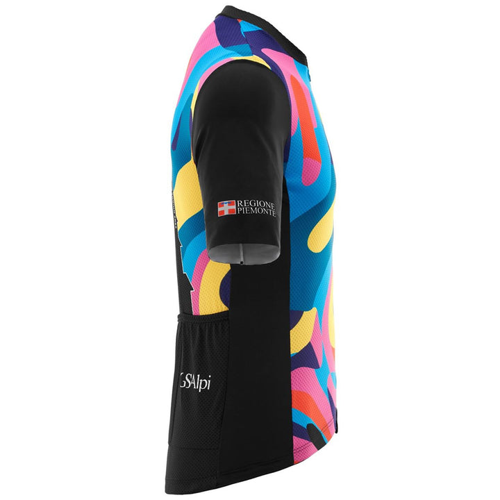 Maillot de cyclisme noir unisexe pour les épreuves Gran Fondo 4