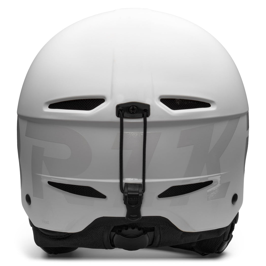 Unisex Grey and White Ski Helmet with Ventilation System main