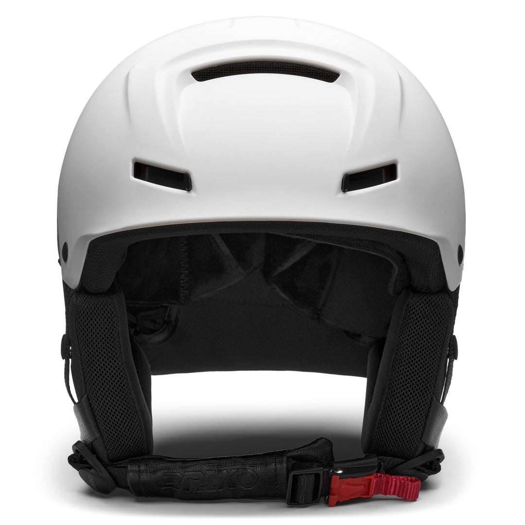 Unisex Grey and White Ski Helmet with Ventilation System main