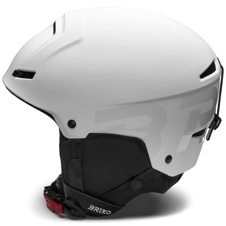 Casco da sci unisex grigio e bianco con sistema di ventilazione 2