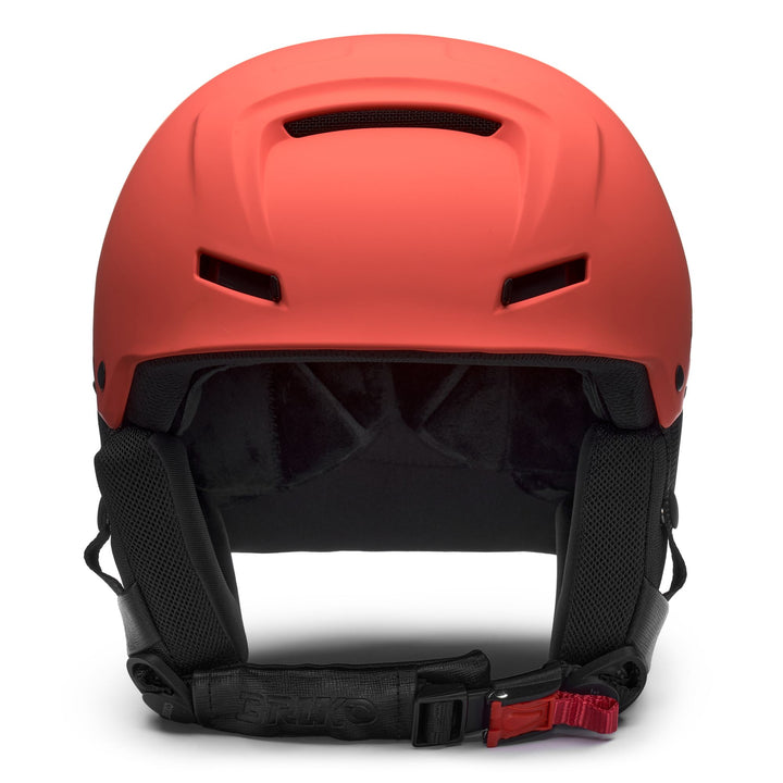 Unisex Red Ski Helmet with Antibacterial Treatment and Ventilation 3