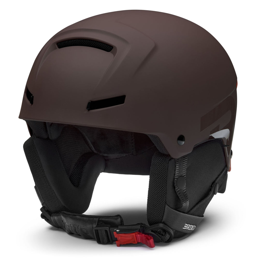 Casco da sci unisex Crater Brown con sistema di ventilazione 01