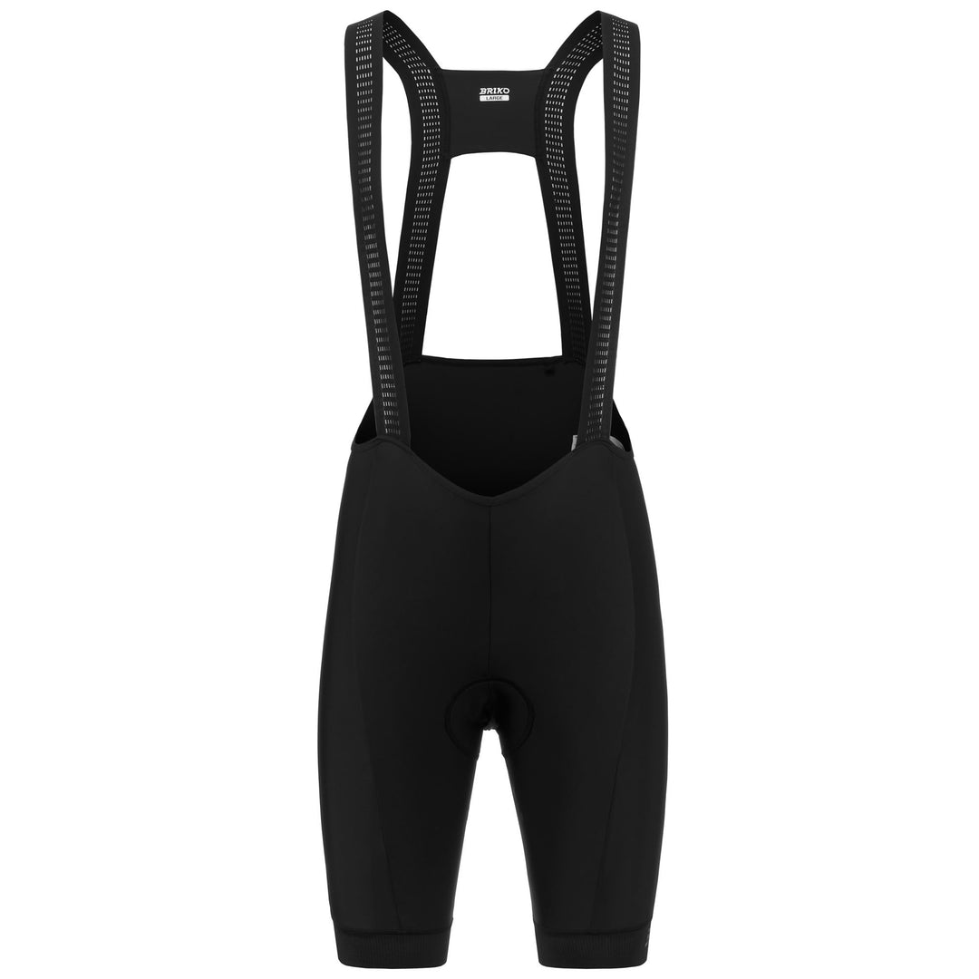 Black Men's Cycling Bib Shorts with Ergonomic Padding 01