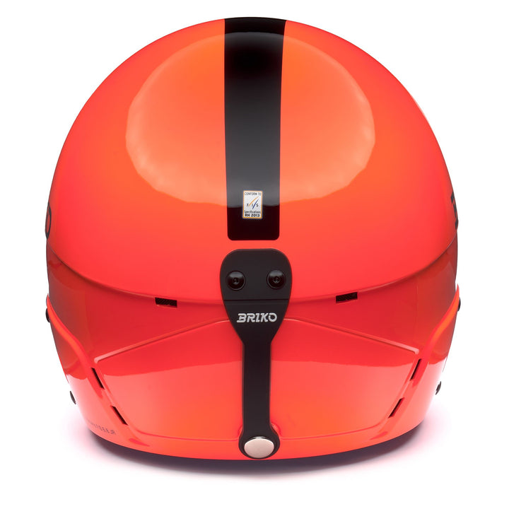 Casque de ski rouge et orange pour jeunes skieurs 4