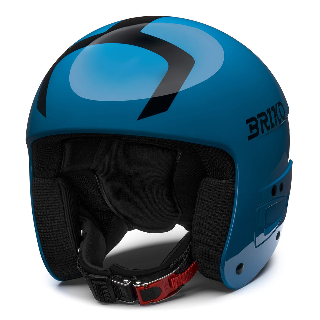Casque de ski bleu et noir pour enfants main